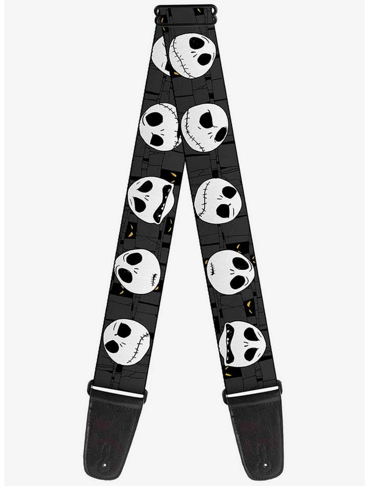 Outlet 💯 The Nightmare Before 🎄 Christmas Jack Expressions Guitar Strap ⭐ 1 Outlet 💯 The Nightmare Before 🎄 Christmas Jack Expressions Guitar Strap ⭐