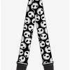 Flash Sale 🎁 The Nightmare Before 🎁 Christmas Jack Expressions Scattered Black Guitar Strap 👏