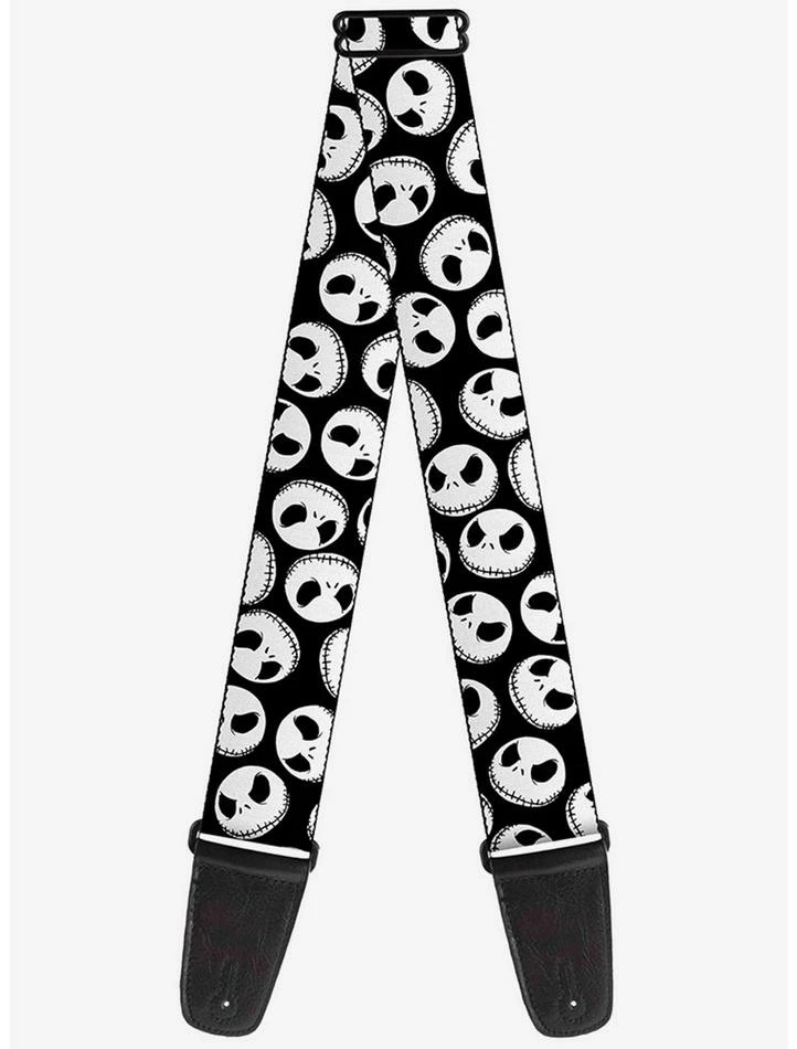 Flash Sale ๐ The Nightmare Before ๐ Christmas Jack Expressions Scattered Black Guitar Strap ๐ 1 Flash Sale ๐ The Nightmare Before ๐ Christmas Jack Expressions Scattered Black Guitar Strap ๐
