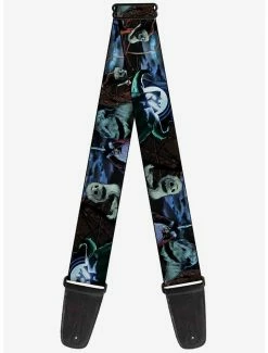 Best Sale 😀 The Nightmare Before 🎄 Christmasjack Oogie Boogie Santa Scene Guitar Strap 😀