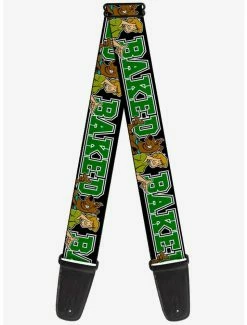 Cheap 🔔 Scooby-Doo Shaggy Pose Baked Guitar Strap 🧨