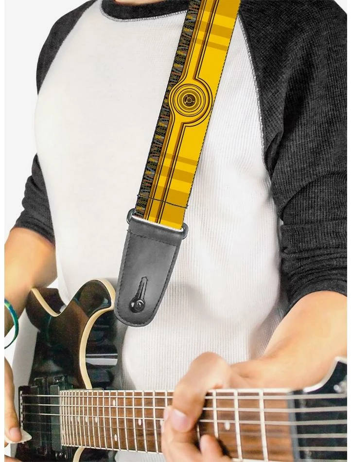 Promo ๐ Star Wars C3Po Wires Bounding Guitar Strap ๐ฏ 2 Promo ๐ Star Wars C3Po Wires Bounding Guitar Strap ๐ฏ - Image 2