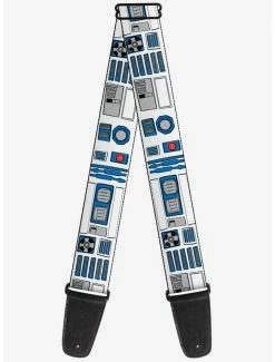 Deals ๐คฉ Star Wars R2D2 Bounding Parts Guitar Strap ๐