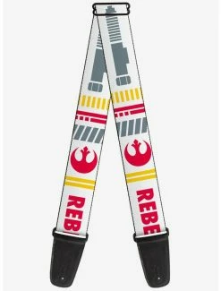Best Sale 👍 Star Wars Rebel Pilot Rebel Alliance Insignia X Wing Fighter Guitar Strap 😍