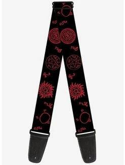 Budget ✨ Supernatural Symbols Guitar Strap 🔔