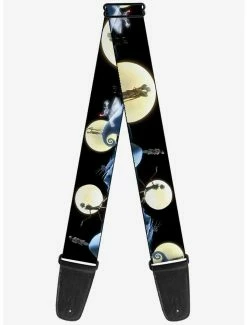 Promo ✔️ The Nightmare Before 🎄 Christmas Jack Sally Moon Guitar Strap 🌟