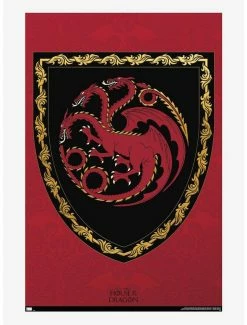 Best reviews of ✔️ House Of The Dragon Targaryen Shield Poster 🎁