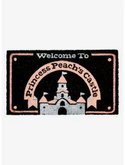 Flash Sale ⭐ Super Mario Bros. Princess Peach's Castle Doormat 😉