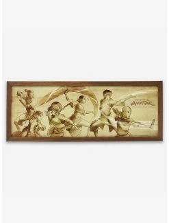 Best reviews of 🥰 Avatar: The Last Airbender Action Scene Framed Wood Wall Decor 🎁