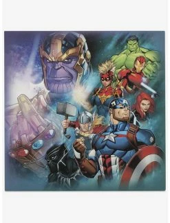 Best deal 😉 Marvel Avengers Heroes with Thanos Canvas Wall Decor 😍
