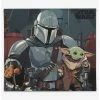 Cheapest 🧨 Star Wars The Mandalorian Baby Yoda & Mandalorian Canvas Wall Decor 💯