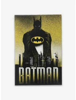 Promo 😉 DC Comics The Batman Skyline Canvas Wall Decor 🔔