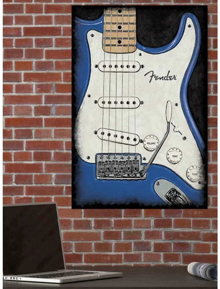 Deals ๐คฉ Fender Blue Strat Canvas Wall Decor ๐ฅ 2 Deals ๐คฉ Fender Blue Strat Canvas Wall Decor ๐ฅ - Image 2