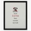 Outlet 😍 Disney Mickey Mouse Minnie Love Wood Wall Decor ✔️