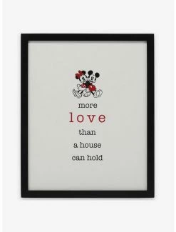 Outlet 😍 Disney Mickey Mouse Minnie Love Wood Wall Decor ✔️