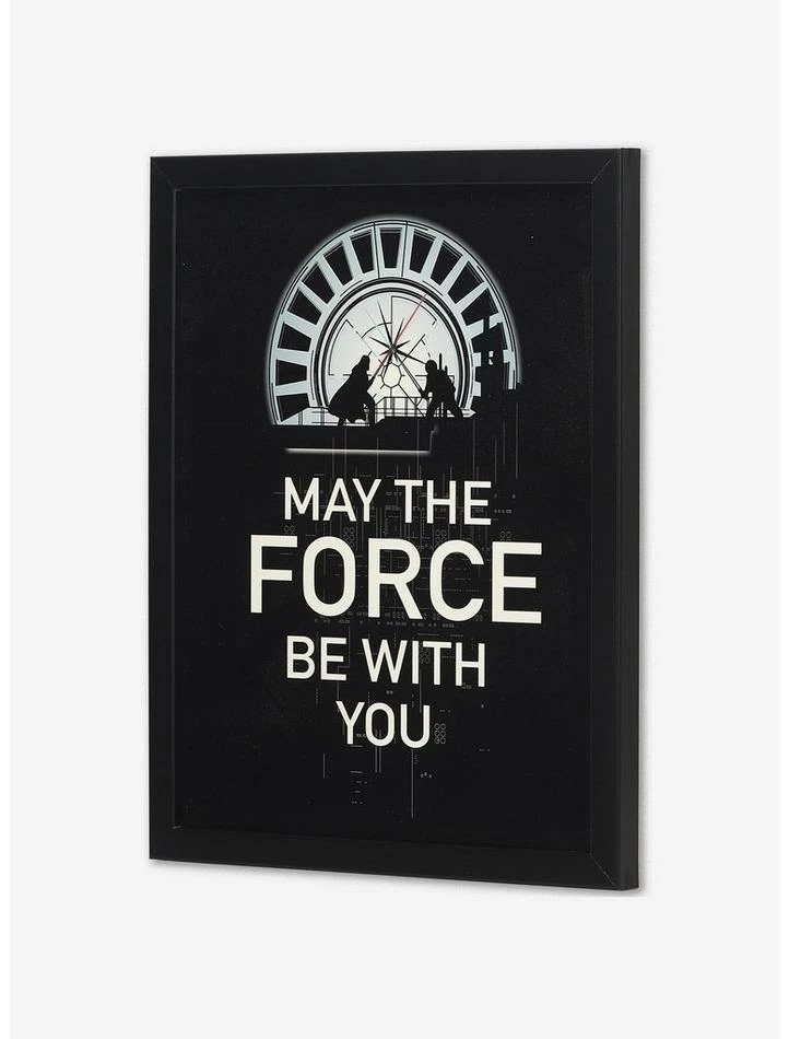 Deals ๐ฅฐ Star Wars "May the Force Be With You" Death Star Lightsaber Battle Framed Wood Wall Decor โ๏ธ 2 Deals ๐ฅฐ Star Wars "May the Force Be With You" Death Star Lightsaber Battle Framed Wood Wall Decor โ๏ธ - Image 2