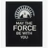 Deals 🥰 Star Wars "May the Force Be With You" Death Star Lightsaber Battle Framed Wood Wall Decor ✔️