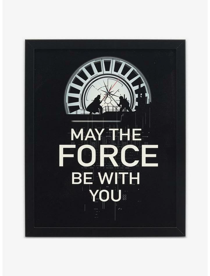 Deals ๐ฅฐ Star Wars "May the Force Be With You" Death Star Lightsaber Battle Framed Wood Wall Decor โ๏ธ 1 Deals ๐ฅฐ Star Wars "May the Force Be With You" Death Star Lightsaber Battle Framed Wood Wall Decor โ๏ธ