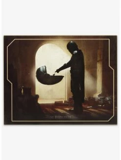 Outlet 🌟 Star Wars The Mandalorian Scene Wood Wall Decor 🤩
