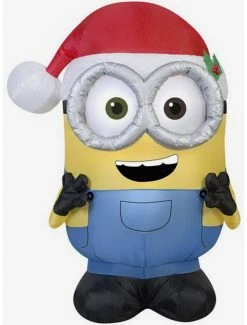 Top 10 🌟 Minions Bob In Santa Hat Small Airblown 💯