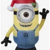 Best deal 🧨 Minions Stuart With Santa Hat Airblown 😍