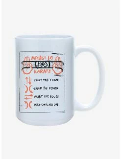 Cheap 👍 Cobra Kai Miyagi Do Karate Instructions Mug 15oz 😍