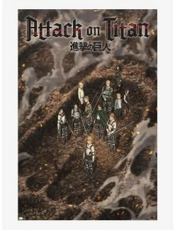 Flash Sale ✨ Attack On Titan Final Season Rumbling Group Poster 🎉