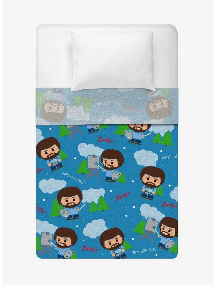 Top 10 โค๏ธ Bob Ross Raschel Throw Blanket ๐ฏ 2 Top 10 โค๏ธ Bob Ross Raschel Throw Blanket ๐ฏ - Image 2