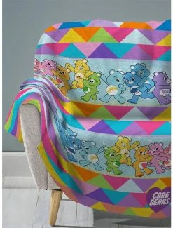Deals 🔔 Care Bears Raschel Throw Blanket 🎉