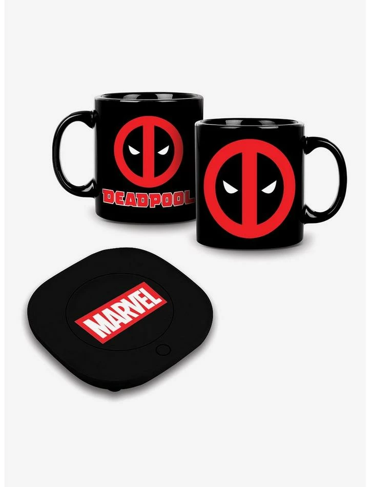 Brand new 🌟 Marvel Deadpool Mug Warmer With Mug 🎉 1 Brand new 🌟 Marvel Deadpool Mug Warmer With Mug 🎉