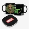 Flash Sale 👍 Marvel Guardians Of The Galaxy I Am Groot Mug Warmer With Mug 😉