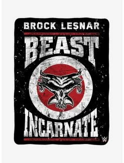 Best deal 💯 WWE Brock Lesnar Raschel Throw Blanket ✨ -Furniture Outlet Store 20038261 av3