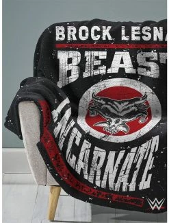 Best deal 💯 WWE Brock Lesnar Raschel Throw Blanket ✨