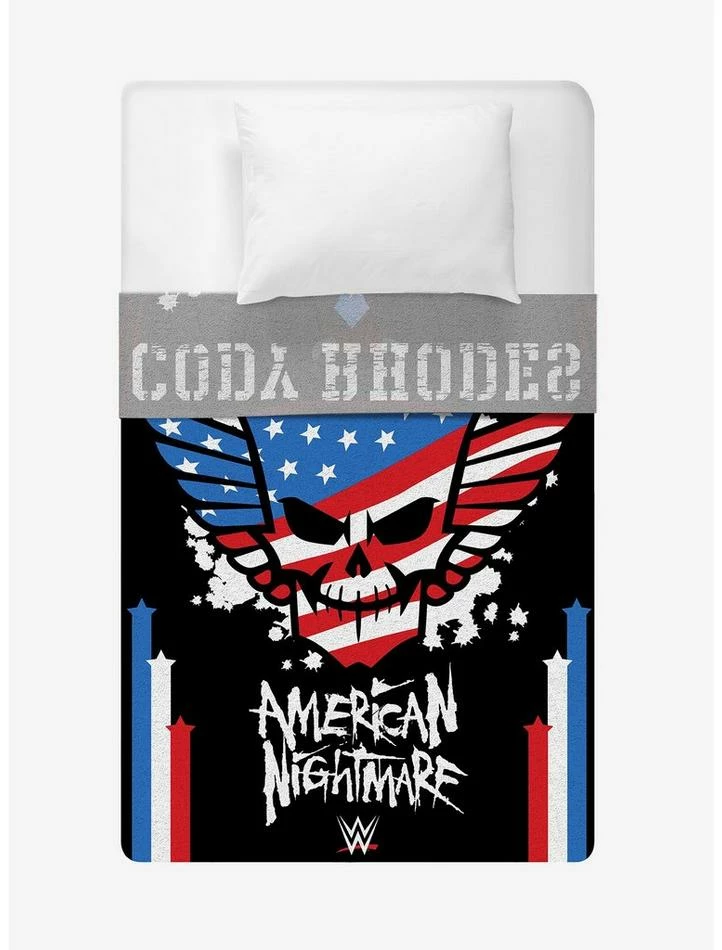 Cheap 🛒 WWE Cody Rhodes Raschel Throw Blanket 👍 2 Cheap 🛒 WWE Cody Rhodes Raschel Throw Blanket 👍 - Image 2