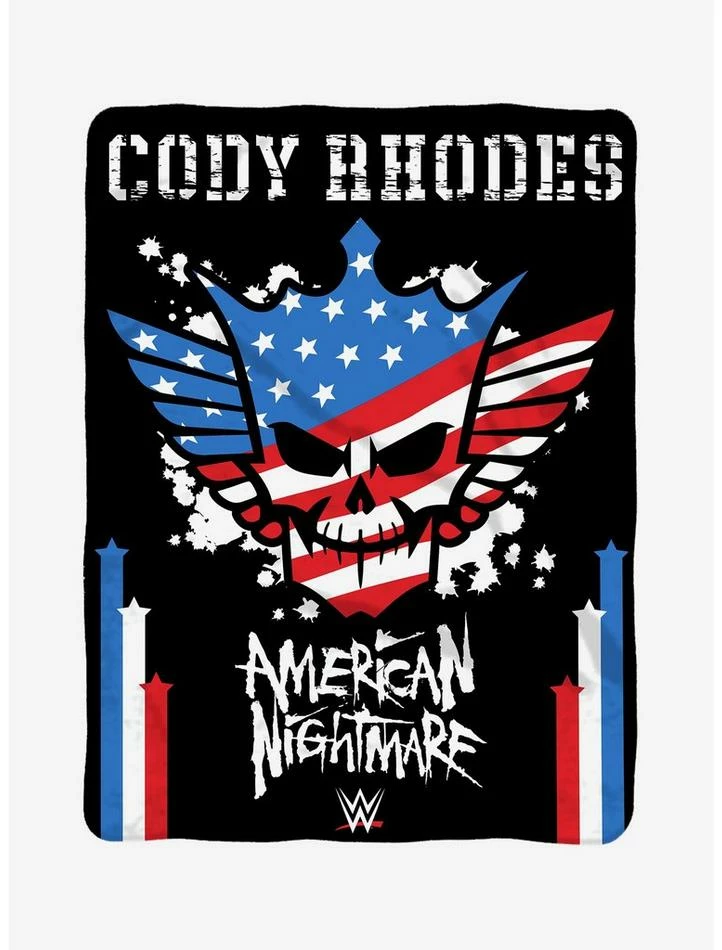Cheap 🛒 WWE Cody Rhodes Raschel Throw Blanket 👍 4 Cheap 🛒 WWE Cody Rhodes Raschel Throw Blanket 👍 - Image 4