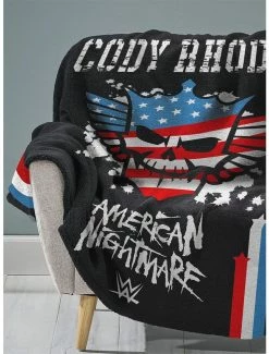 Cheap 🛒 WWE Cody Rhodes Raschel Throw Blanket 👍