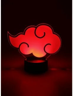 Cheapest 💯 Otaku Lamps Naruto Shippuden Akatsuki Cloud Acrylic Lamp ⭐