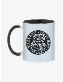 Promo 🥰 Cobra Kai Strike First, Strike Hard Mug 11oz 👏