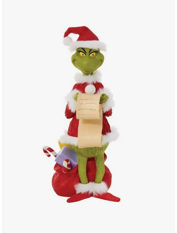 Cheap ✔️ The Grinch Checking His List Figurine ⌛ 1 Cheap ✔️ The Grinch Checking His List Figurine ⌛