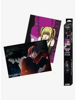 Outlet 🥰 Death Note L vs Light & Misa Boxed Poster Set 🥰