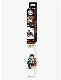 Budget 🔥 Demon Slayer: Kimetsu No Yaiba Boxed Poster Set 🥰 -Furniture Outlet Store 20083348 av3