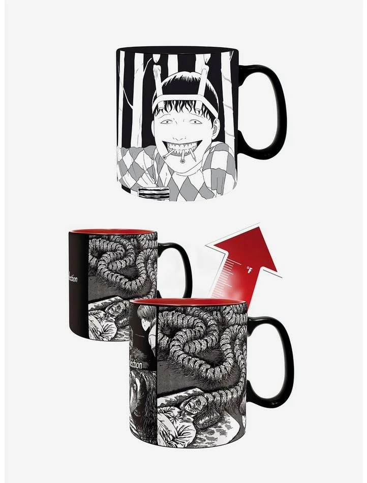 Discount ❤️ Junji Ito Honored Ancestor Magic Mug and Souichi's Curse Mug Set 🎉 1 Discount ❤️ Junji Ito Honored Ancestor Magic Mug and Souichi's Curse Mug Set 🎉