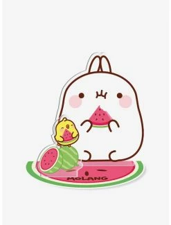 Best deal 👏 Molang Watermelon and Avocado Acryl Figure Set ✨ -Furniture Outlet Store 20083424 av3