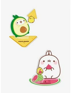 Best deal 👏 Molang Watermelon and Avocado Acryl Figure Set ✨