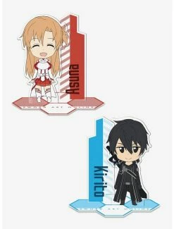 Budget 🔥 Sword Art Online Kirito and Asuna Acryl Figure Bundle ⌛