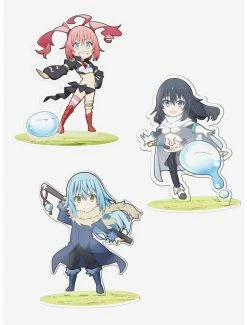 Promo 👍 That Time I Got Reincarnated As A Slime Chibi Characters Figure Bundle 💯