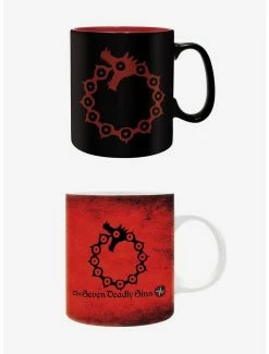 Best Sale 🌟 The Seven Deadly Sins Emblems Mug Set 🤩