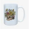 Outlet ⌛ Skull Flowers Mug 15oz 🥰