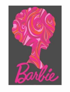 New 👏 Barbie: Afro Barbie Silhouette Pattern 16x24 Poster ✔️