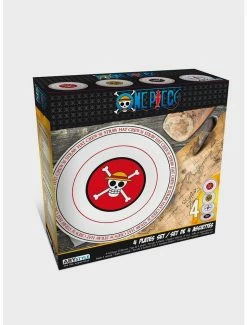 New 💯 One Piece Pirate Emblems Plate Set 😀
